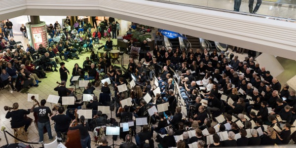 Orchestra at the mall